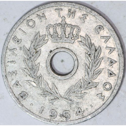 Grèce - 10 Lepta - 1954 - Aluminium - X124