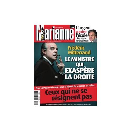 Marianne   N° 651 : Frederic Mitterrand Le Ministre Qui Exaspere La Droite