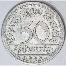 Allemagne - 50 Pfennig - 1922 - Berlin (A) - X122