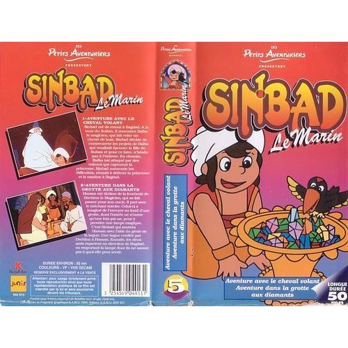 Sinbad Le Marin Aventure Avec Le Cheval Volant. Aventure Dans La Grotte Aux Diamants