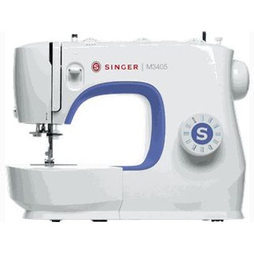 Singer M3405 Machine à coudre - Couleur beige / violet