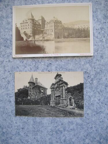 Lot D'une Cpa Et D'une Photo Ancienne Du Châteu De Vizille (Isère)