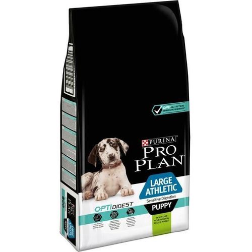 Pro Plan Croquettes Riches En Agneau Optidigest - Pour Grand Chiot Athletique A Digestion Sensible - 12 Kg Proplan