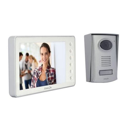 CHACON Videophone 2 fils 7'' - Blanc
