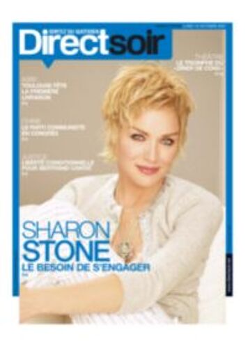 Direct Soir  N° 222 : 15-10-2007 Sharon Stone/La Saga Des Clarks/Arielle Dombasle