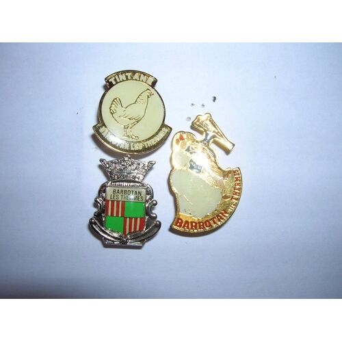 Lot De 3 Pins Barbotan Les Thermes N° 2