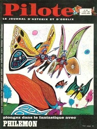 Pilote N°456/ Aout 1968 Le Journal D'asterix Et D'obelix