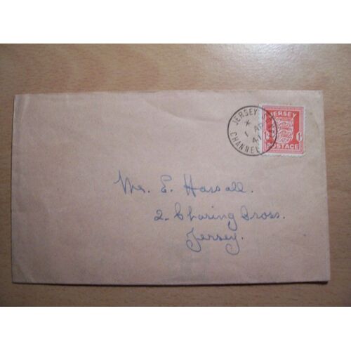 Enveloppe Timbrée Oblitérée Jersey 1941