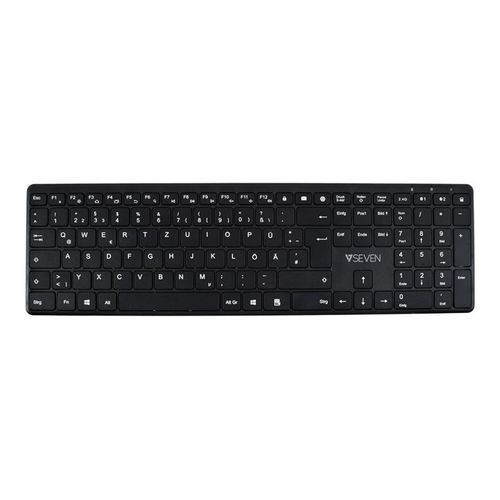 V7 KW550DEBT - Clavier - Bluetooth, 2.4 GHz - QWERTZ - Allemand - commutateur : commutateurs à clé à ciseaux