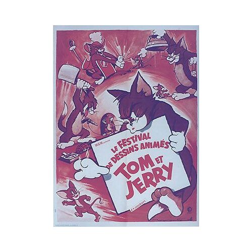 Festival De Dessins Animes Le Tom Et Jerry 60x80