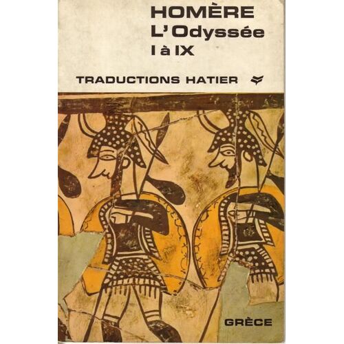 Homere L'odyssée I À Ix