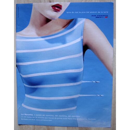 Publicité Papier - Air France De 2001