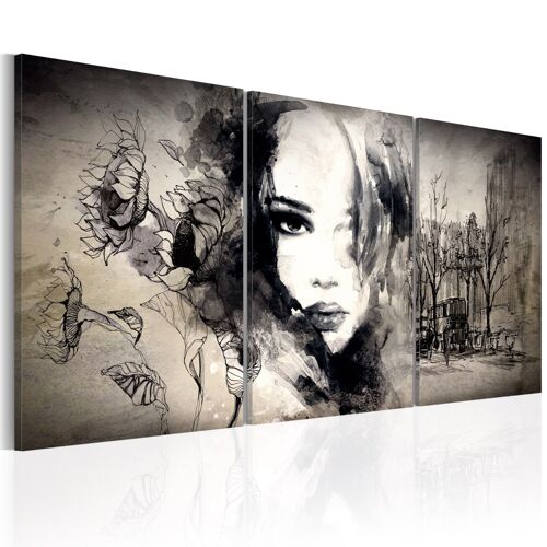 Tableau Personnages City of Mine 60 x 30 cm