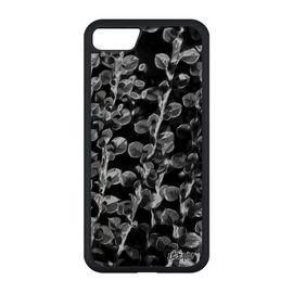 Coque Motif Feuilles Iphone Se 2020 Silicone Antichoc De Protection Floral Gris Design Fleurs Telephone Plantes Effet Souple