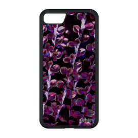 Coque Antichoc Iphone Se 2020 Silicone Motif Feuilles Plantes Violet Floral Nature Dessin Fleurs 4g Case Original Aluminium De