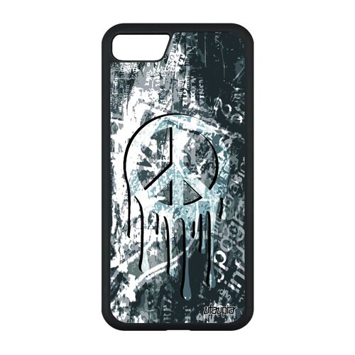 Coque Peace And Love Iphone Se 2020 En Silicone Rasta Tpu De Protection Mobile 64 Go Bumper Yoga Street Art Housse & Peinture