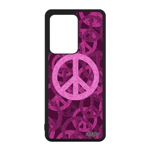 Coque Telephone Pour Samsung S20 Ultra Silicone Peace And Love Harmonie Reggae Antichoc Philosophie Image Espoir Rasta Femme Galaxy