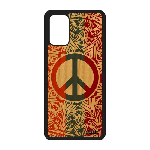 Coque Samsung S20+ Plus Bois Silicone Peace And Love Mobile Rosace Sm-G985f/Ds Reggae Gris Mandala & Paix Et Amour Pas Cher Galaxy