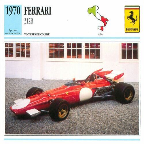 Fiche Atlas Voiture Ferrari 312b