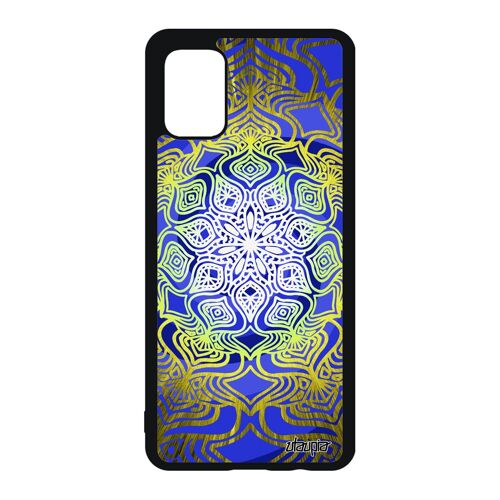 Coque Mandala Indien Pour Samsung A51 Silicone De Protection Anti Stress Univers Tatouage Tibetain Personnalisé Antichoc Zen Galaxy