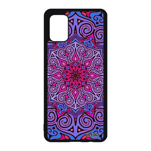 Coque Pour Samsung A51 Silicone Mandala Tibetain Indien Hindou Oriental Smartphone Telephone Souple Portable Pas Cher Nepal Galaxy