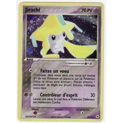 Ex7: Légendes Oubliées: Jirachi 8/101 Holo Fr