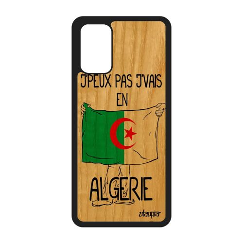 Coque Bois J'peux Pas J'vais En Algerie Pour Samsung S20+ Plus Silicone Foot Personnalisé Pas Cher Basket De Protection Frêne Galaxy