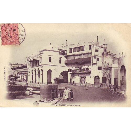 Alger - L'amirauté - Oblitération 1905 - Ref 002 549