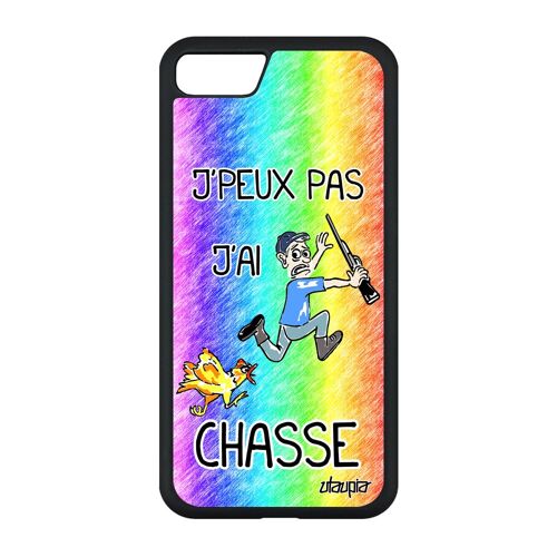 Coque J'peux Pas J'ai Chasse Iphone Se 2022 Silicone Humour Humoristique Motif Homme 4g Comique De Protection Bd Portable Vert