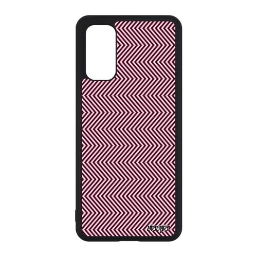 Coque Samsung Galaxy S20 silicone illusion d'optique Femme original graphique Violet hallucination mouvement mirage magique rigide