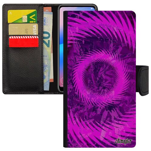 Coque Mandala Iphone 13 Pro Rigide Texture Original Aimantée Case Violet Telephone De Protection Dessin Coloré Decoratif Motif