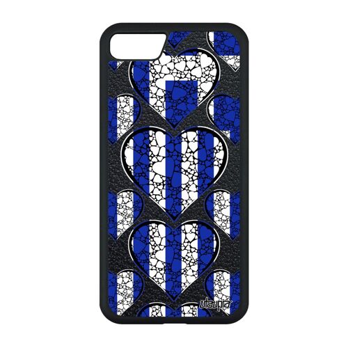 Coque Iphone Se 2022 Silicone Drapeau Grece Grec Euro Telephone Foot Coeur I Love Pas Cher Personnalisé Basket Football Housse