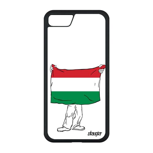Coque Drapeau Hongrie Hongrois Pour Iphone Se 2020 Silicone Foot Football Jeux Olympiques Euro Basket Smartphone Original Jo