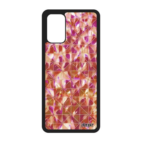 Coque En Silicone Antichoc Samsung S20+ Plus Design Carreau Losange Motif Cover Smartphone Original De Protection Fond Marbre Galaxy