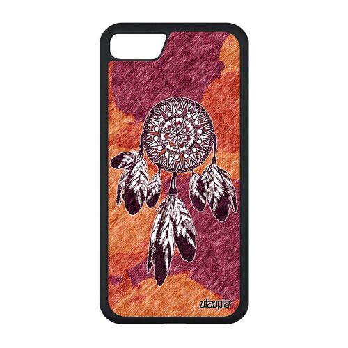 Coque Silicone Iphone Se 2020 Attrape Reve Yoga Tribal Tatouage Telephone Inca Accessoire Hippie Personnalisé Housse Ethnic De