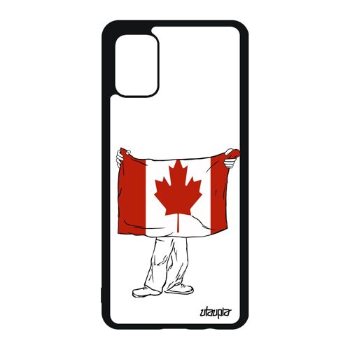 Coque Samsung A51 Silicone Drapeau Canada Canadien Case Coupe Du Monde Pas Cher Foot 4g Aluminium Jo Jeux Olympiques Basket Galaxy