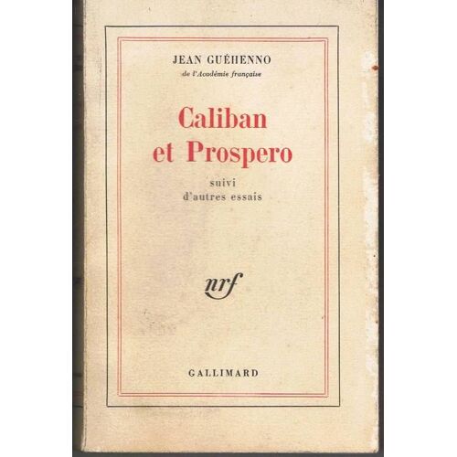 Caliban Et Prospero