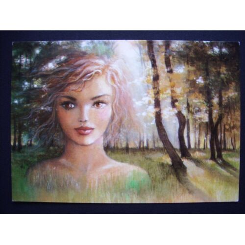 Jeune Fille Au Sous-Bois