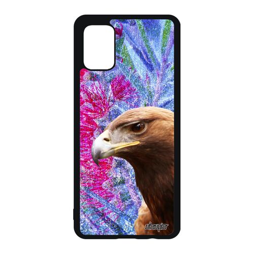 Coque En Silicone A51 Aigle Royal Nature Tpu Rapace Oiseau Animal Design Noir Rigide Sm-A515f/Dsn Fleurs Bleu Animaux Samsung Galaxy