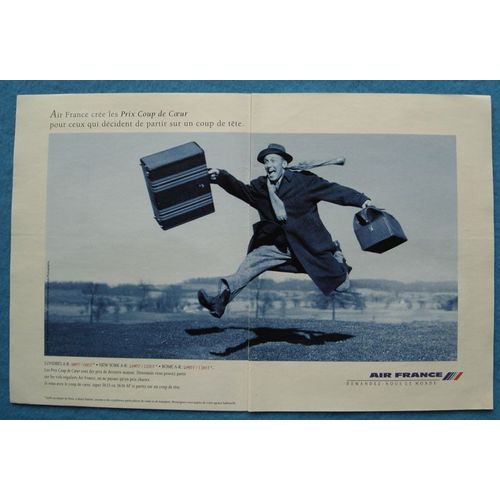 Publicité Papier - Air France De 1993