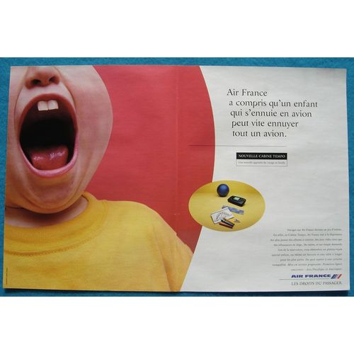 Publicité Papier - Air France De 1995
