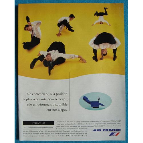 Publicité Papier - Air France De 1996