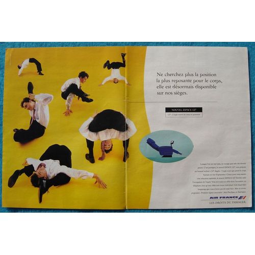 Publicité Papier - Air France De 1996