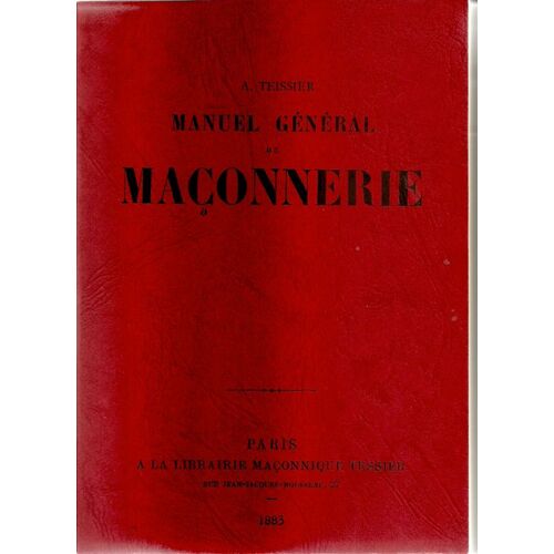 Manuel General De Maconnerie