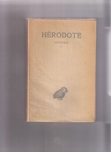 Hérodote. Histoires Iv.