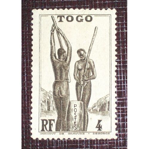 Anciennes Colonies Françaises - Togo N° 184 Neuf Sans Gomme De 1941 - 4c Brun-Noir « Pilage Du Mil »