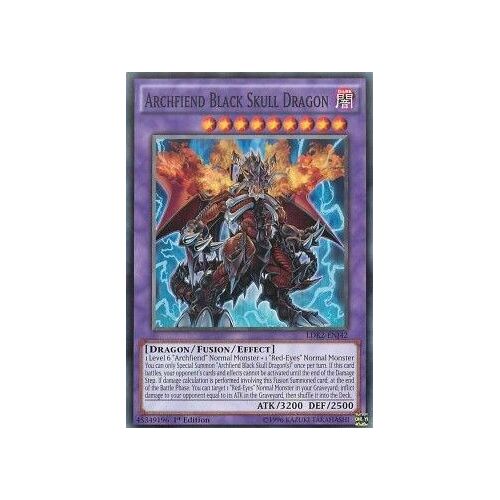 Yugioh! Dragon Crâne Noir Archdémon (Ldk2-Frj42)