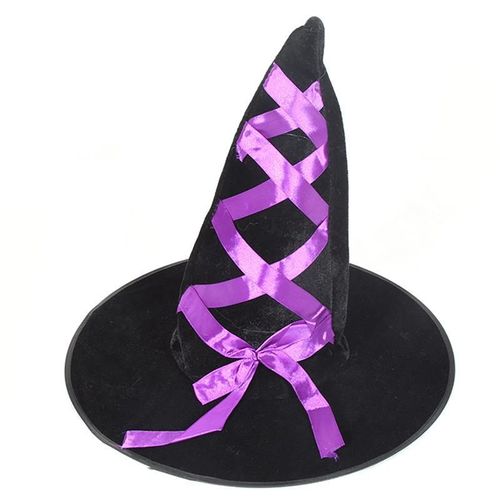 Chapeau De Sorcière Chapeau Créatif Décoratif Chapeau D'halloween Chapeau Cosplay Accessoires D'halloween Pour Adultes Et Enfants