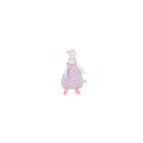 Doudou Meiya & Alvin Lapin Rose Blanc Liberty Peluche Jouet Bebe Naissance Petite Fille Lapine Tissu Floral