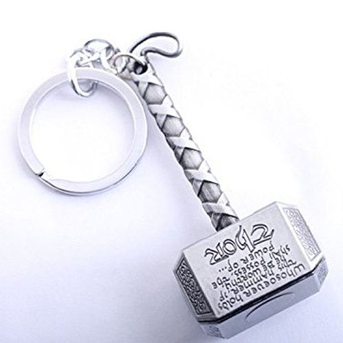 Mjolnir Porte-Clés Jouet Marvel Avengers Marteau De Thor En Étain Thor Chaîne Porte-Clés Accessoire Pour Fans De Bijoux Hommes